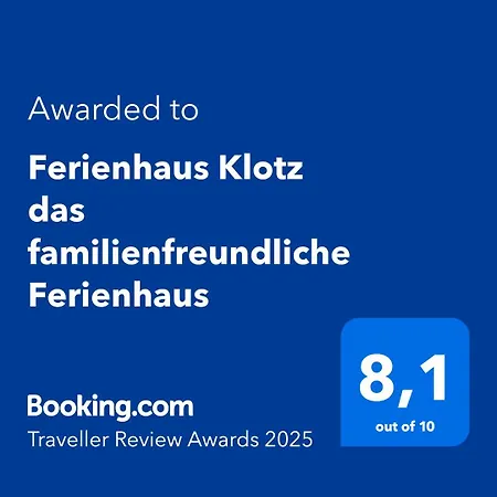 Appartement Ferienhaus Klotz Mit Kinderzimmer Und Spielsachen